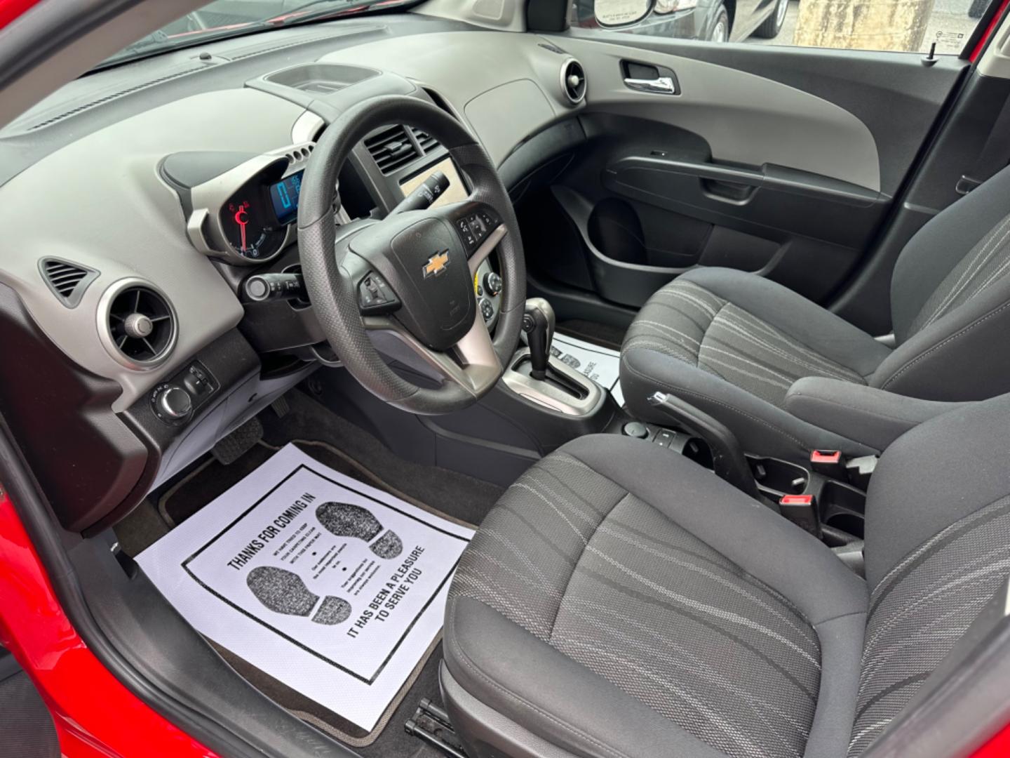 2015 RED Chevrolet Sonic LT Auto Sedan (1G1JC5SH6F4) with an 1.8L L4 DOHC 24V engine, 6-Speed Automatic transmission, located at 1254 Manheim Pike, Lancaster, PA, 17601, (717) 393-9133, 40.062870, -76.323273 - Photo#8